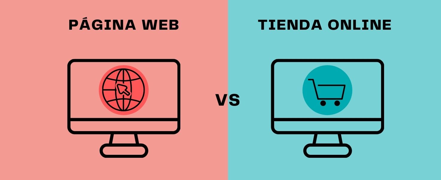 Diferencia entre web y tienda online